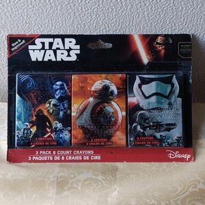 Star Wars The Force Awakens 3 Pack 8-Count Crayons